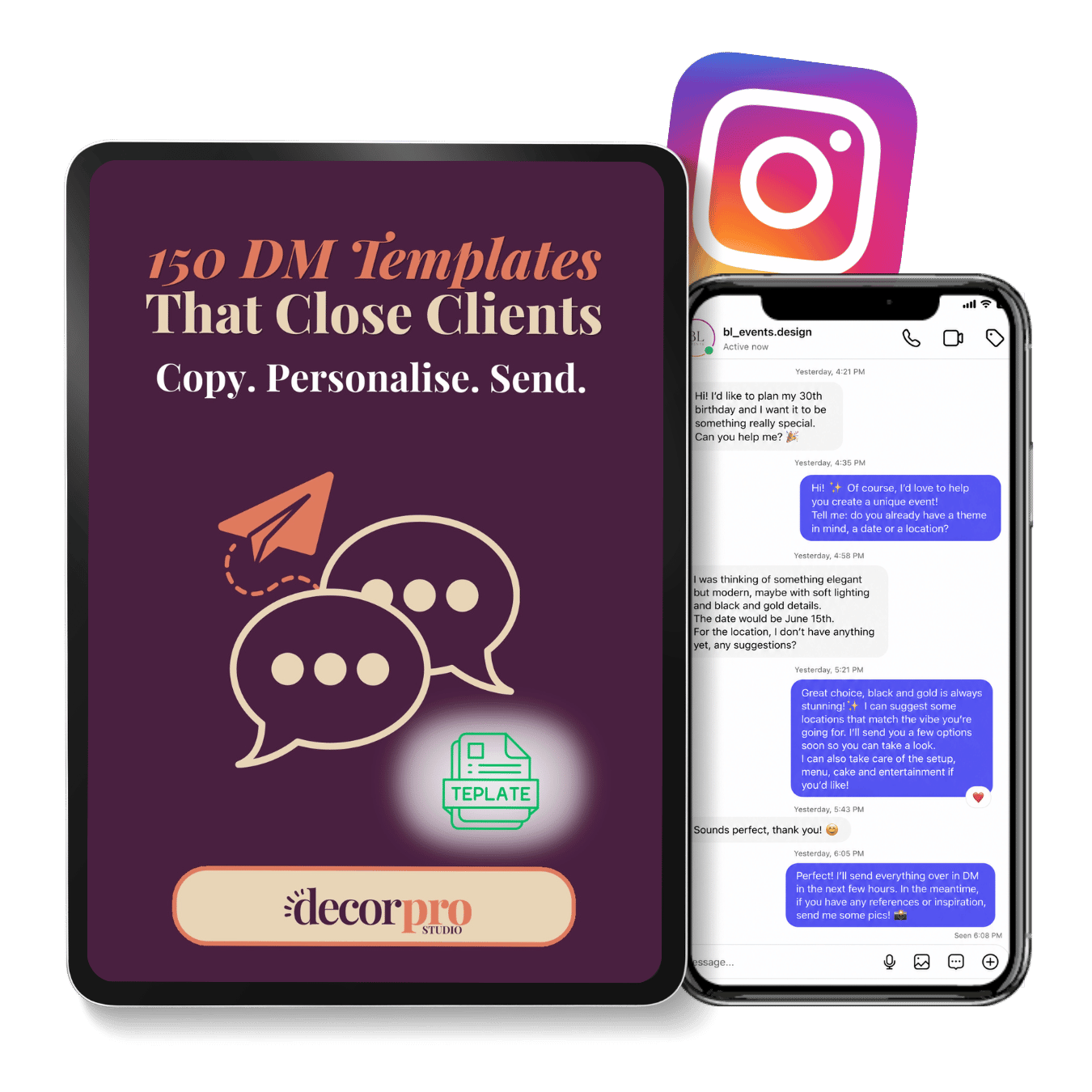 150 Instagram DM Templates