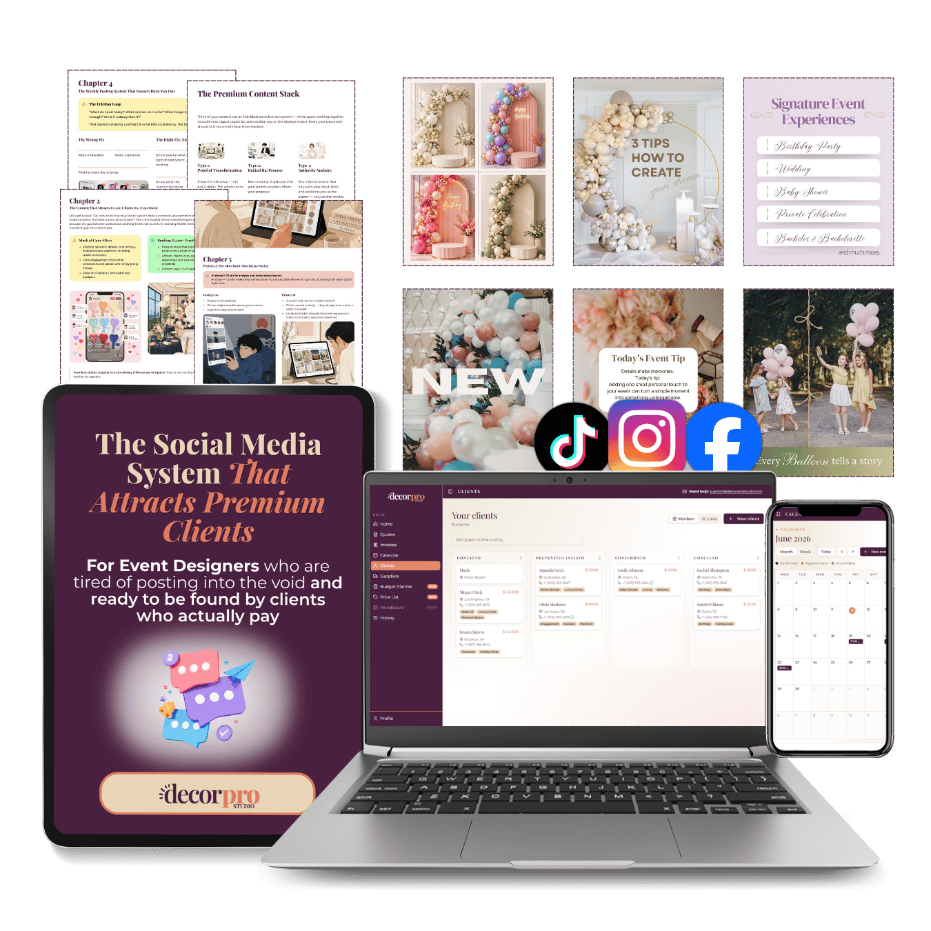 The Event Decorator Business System