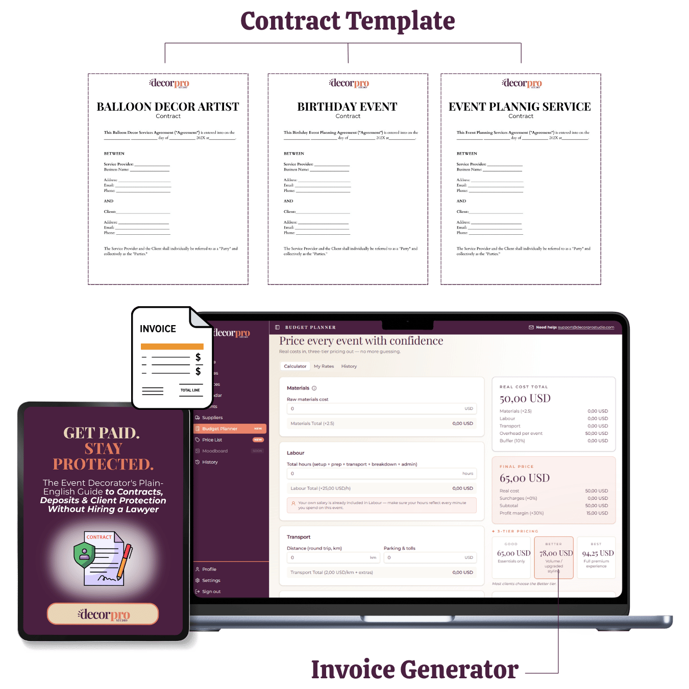 The Event Decorator Business System